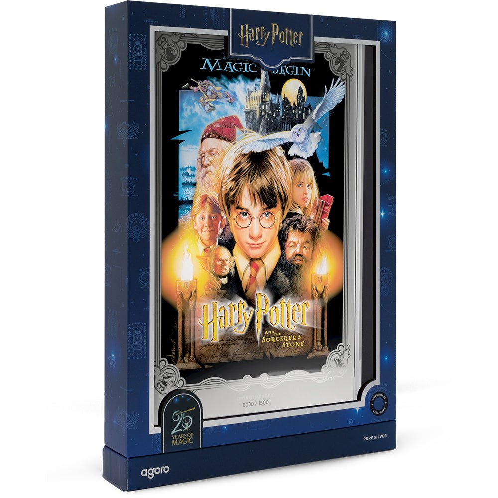 HARRY POTTER™ And The Sorcerer's Stone 1oz Silver Collectible Foil Shipper