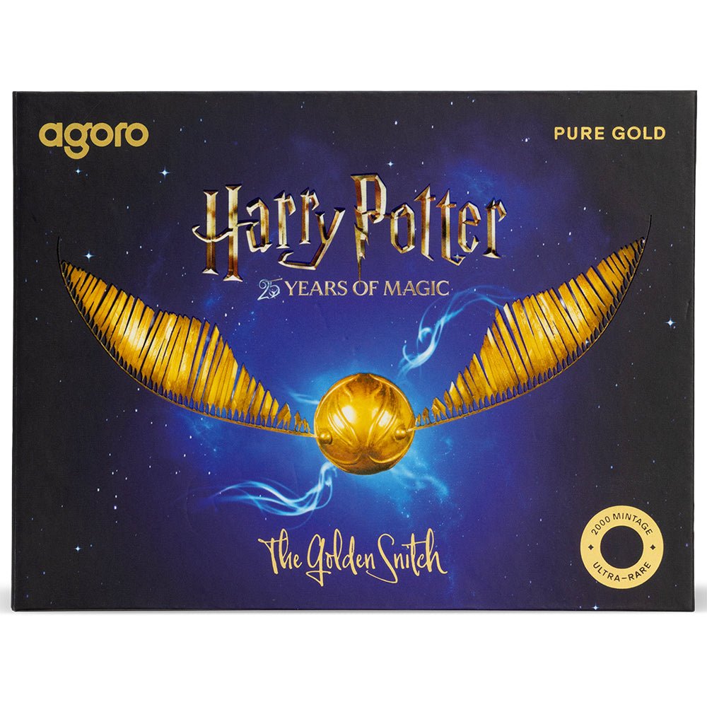 HARRY POTTER™ - The Golden Snitch 0.1g Gold Collectible Coin Shipper