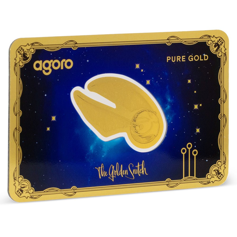 HARRY POTTER™ - The Golden Snitch 0.1g Gold Collectible Coin Card