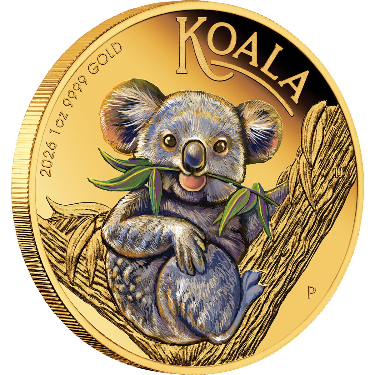 Koala 2026 1oz Gold Proof Coloured Coin