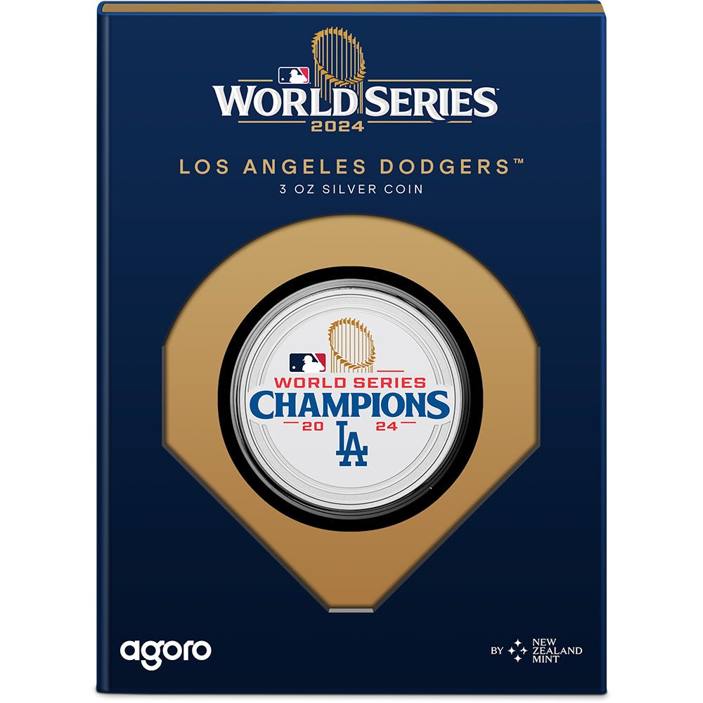 Major League Baseball - World Series 2024 - Los Angeles Dodgers 3oz Silver Coin - Direct Coins