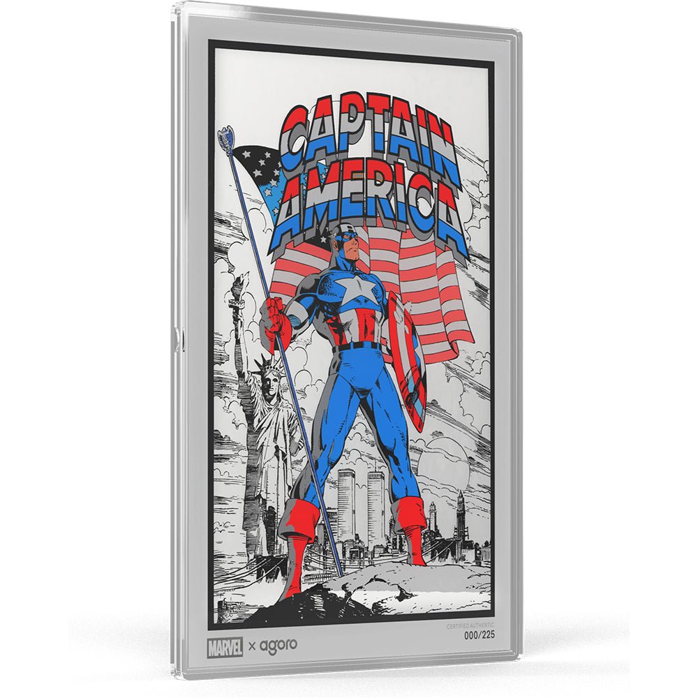 Marvel - Captain America: American Hero 5g Silver Collectible Foil