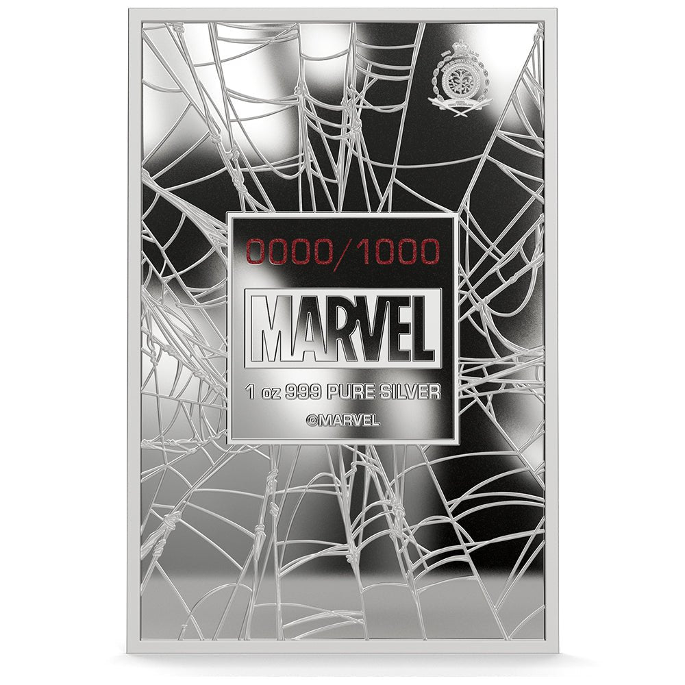 Marvel - The Power, The Duty, The Choice 1oz Silver Collectible Coin Obverse