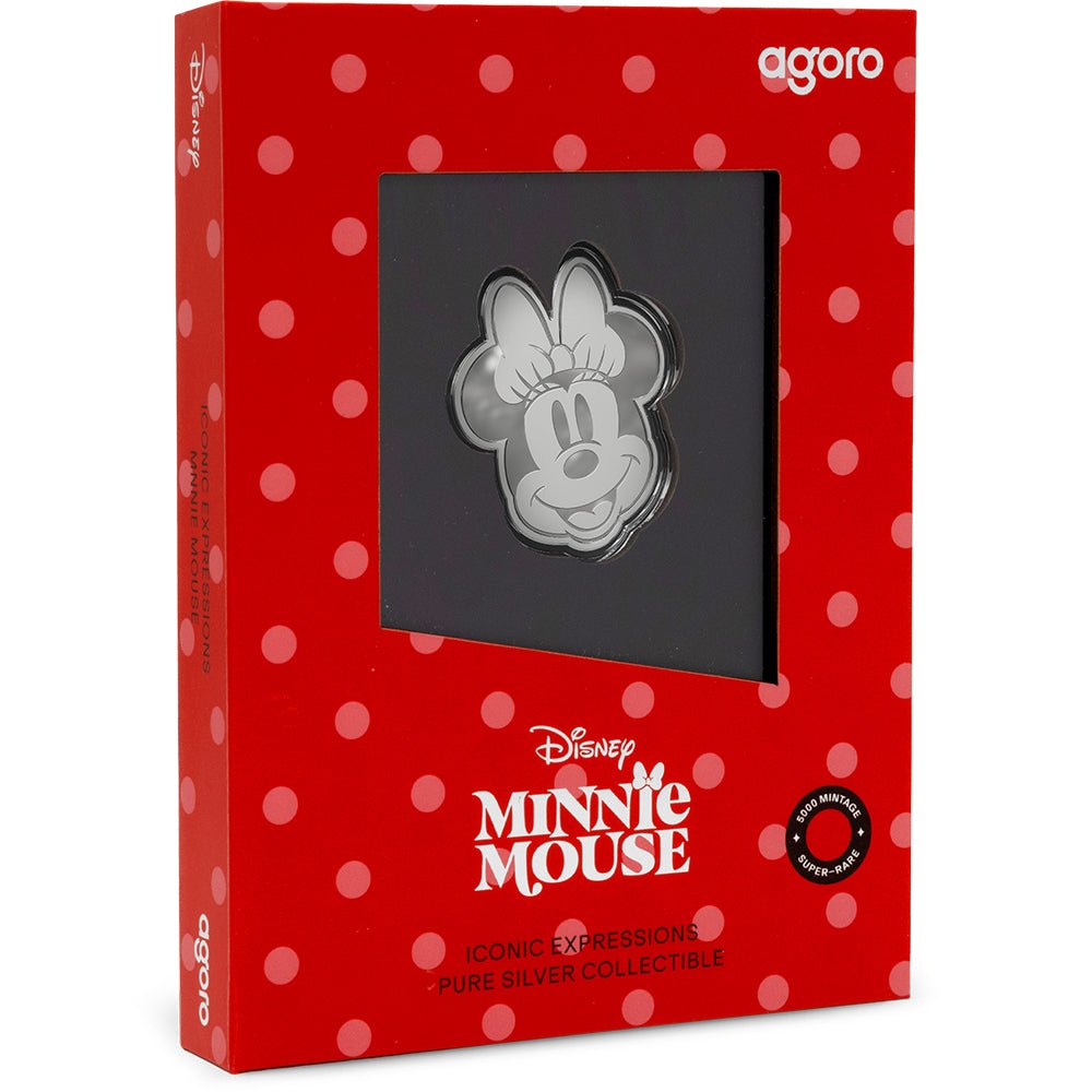 Mickey And Friends - Iconic Expressions Minnie Mouse 1/2oz Silver Collectible Coin Shipper