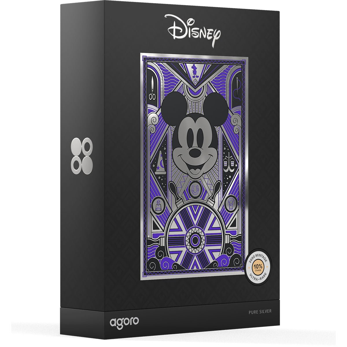 Mickey Mouse: Art Deco 5g Silver Collectible Foil Shipper