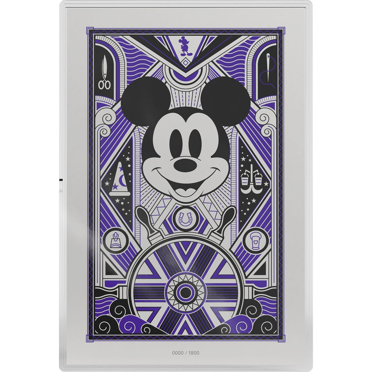 Mickey Mouse: Art Deco 5g Silver Collectible Foil Reverse