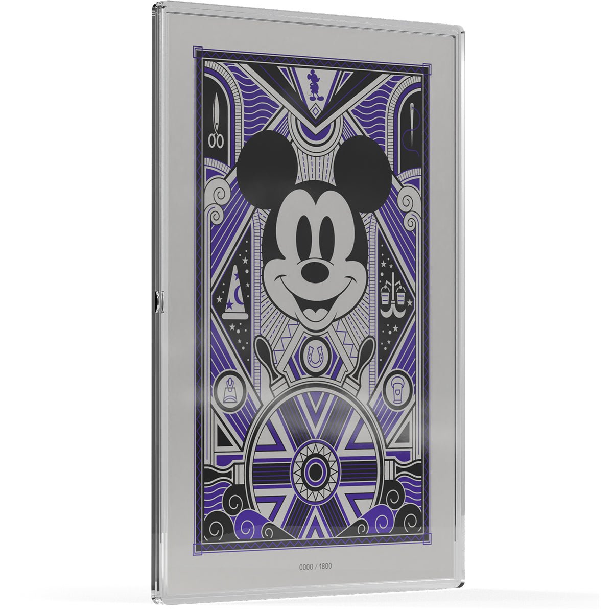 Mickey Mouse: Art Deco 5g Silver Collectible Foil