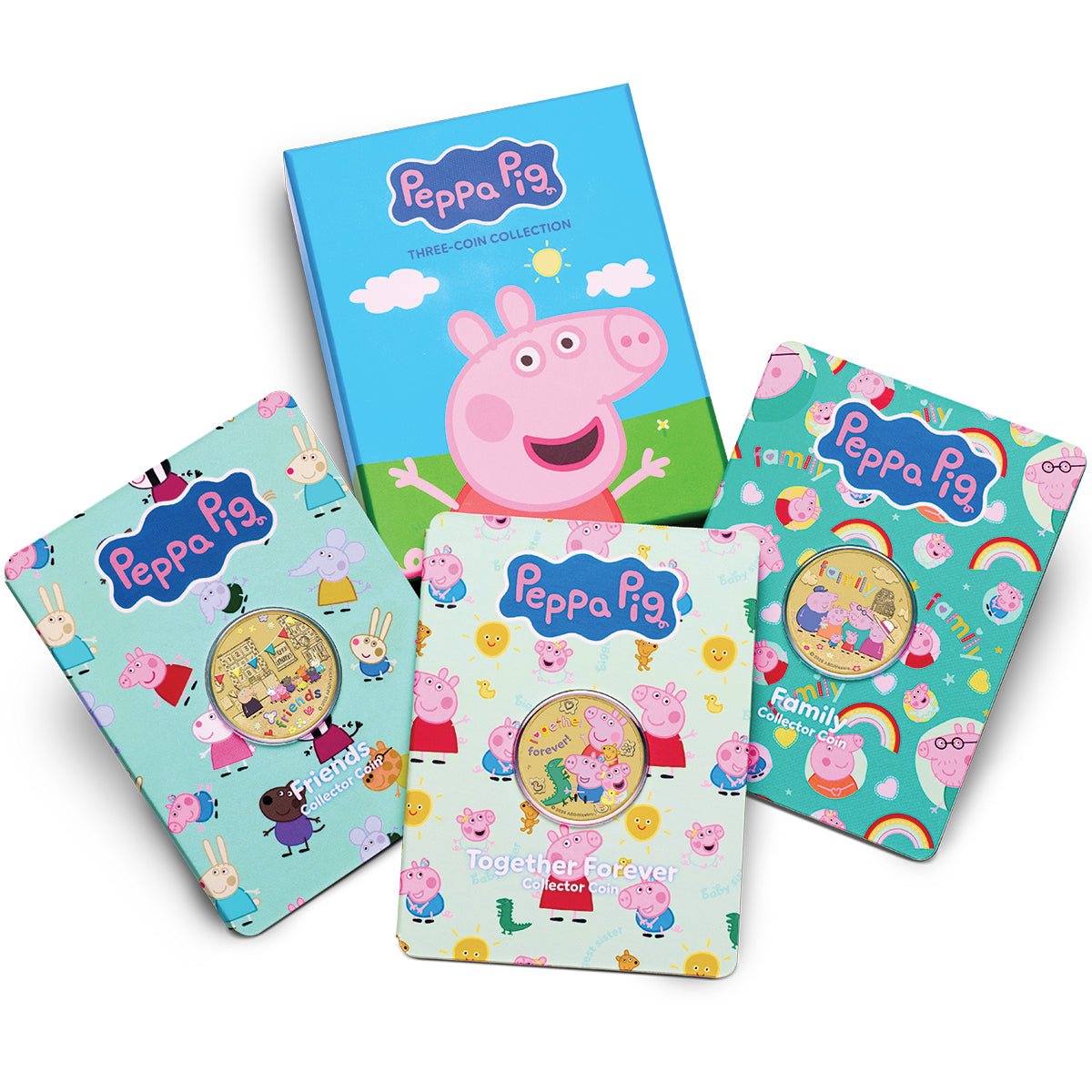 Peppa Pig 2026 Collector Coins In Cards - Three-Coin Set