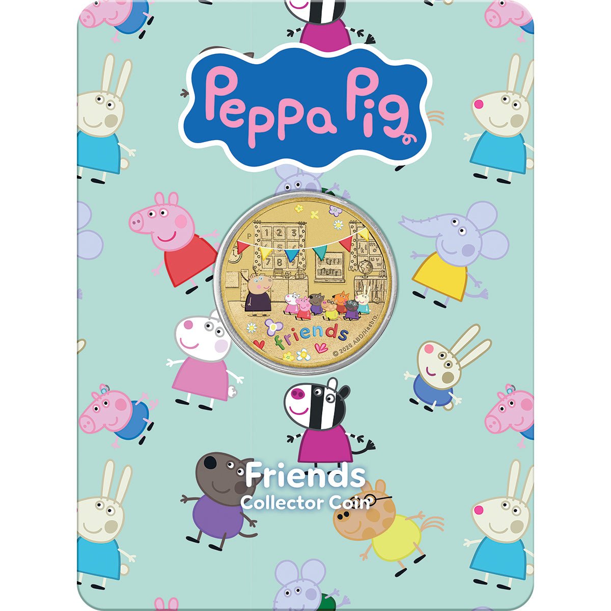 Peppa Pig - Friends 2026 Collector Coin In Card 
