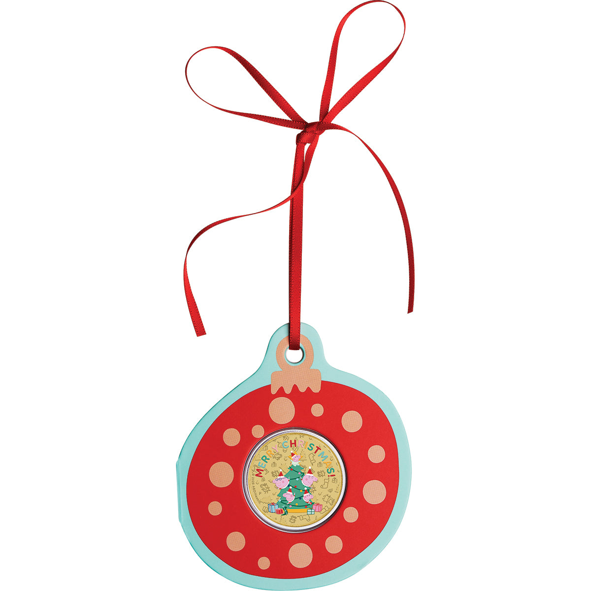Peppa Pig - Merry Christmas 2026 Collector Coin In Card Decoration