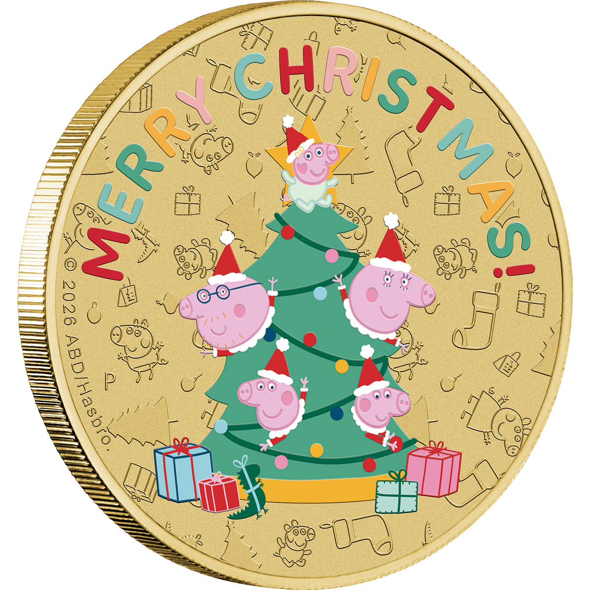 Peppa Pig - Merry Christmas 2026 Collector Coin