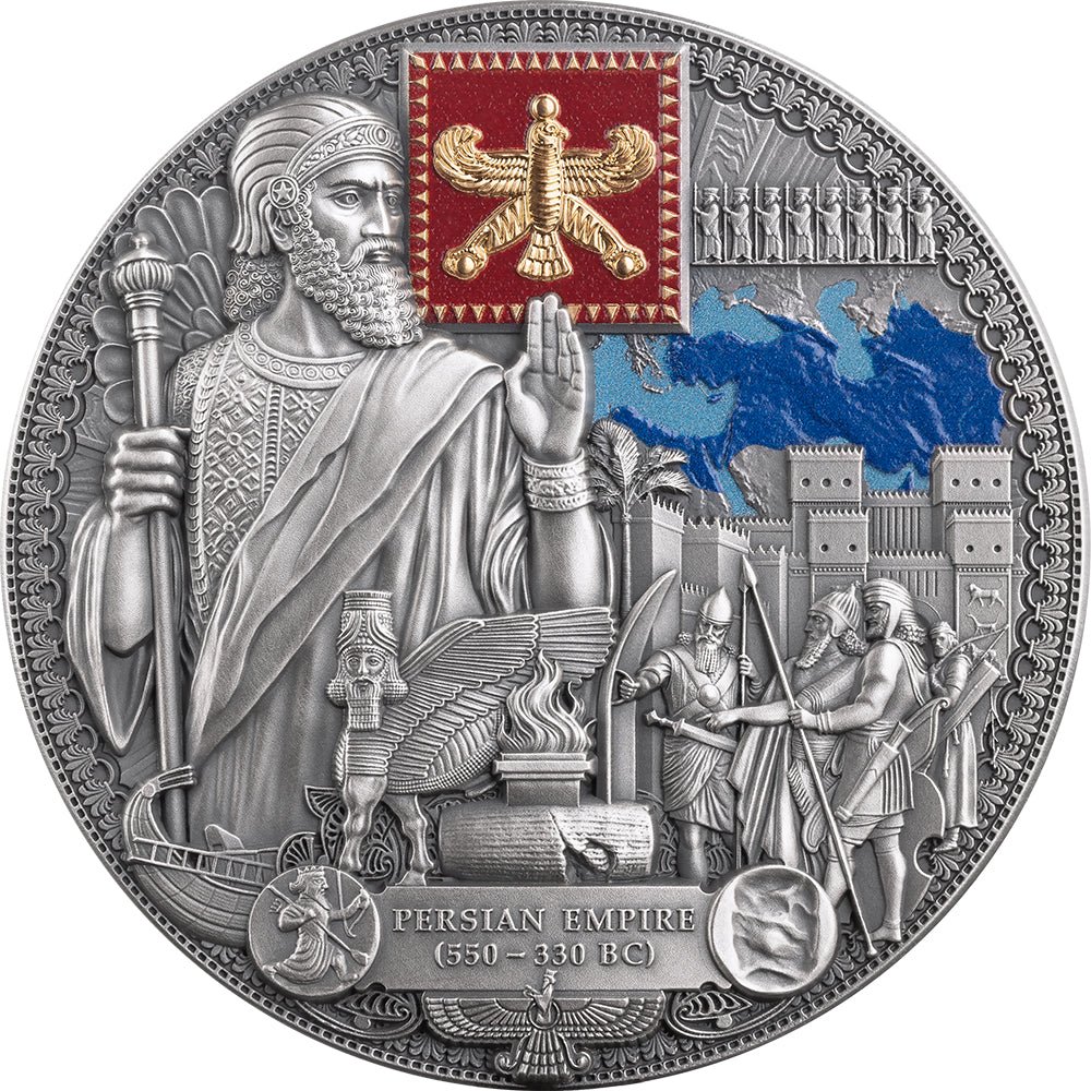 Persian Empire 2oz Silver Antique Coin