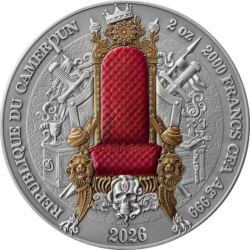 Persian Empire 2oz Silver Antique Coin Obverse