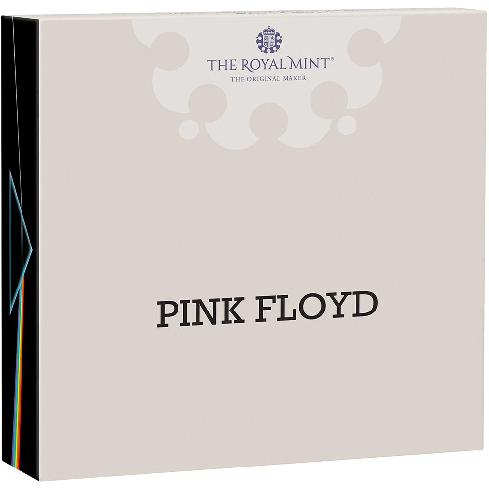 Pink Floyd 2026 UK 1oz Silver Proof Colour Coin Shipper