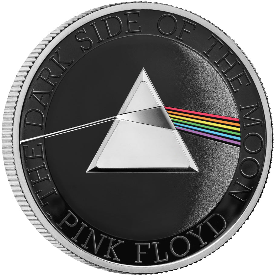 Pink Floyd 2026 UK 1oz Silver Proof Colour Coin
