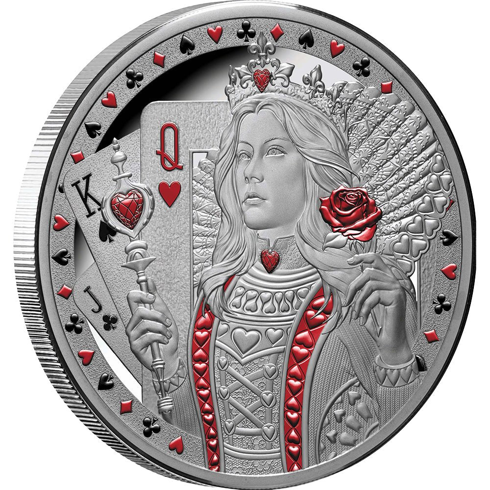 Queen Of Hearts 2026 1oz Silver Proof Coin