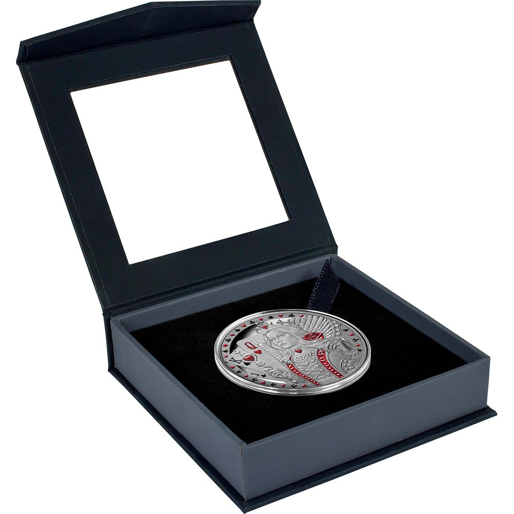 Queen Of Hearts 2026 1oz Silver Proof Coin Case
