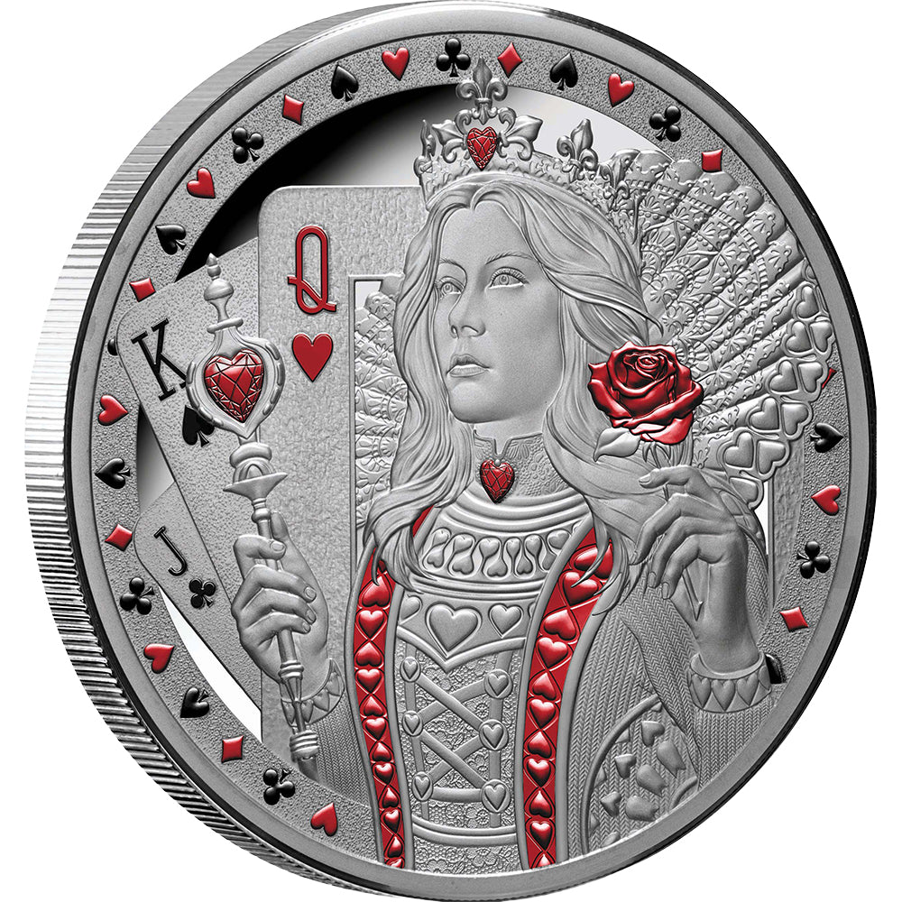Queen Of Hearts 2026 1oz Silver Proof Coin