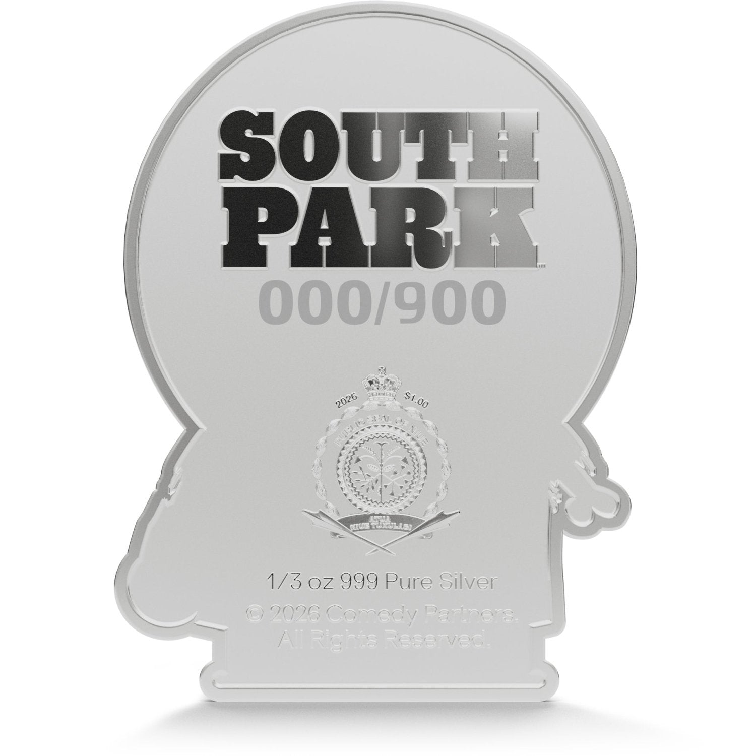 South Park - Trick-or-Treat Kenny 1/3oz Silver Collectible Obverse