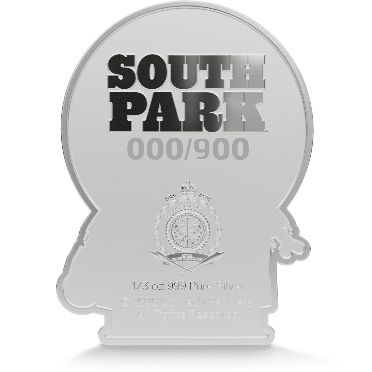 South Park - Trick-or-Treat Kenny 1/3oz Silver Collectible Obverse