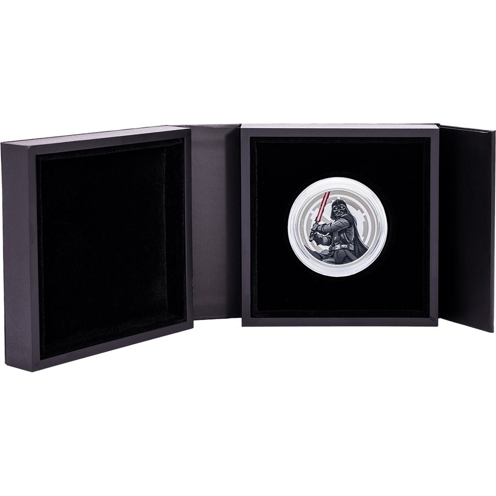 Star Wars - Luke Skywalker VS Darth Vader 1oz Silver Medallion - Direct Coins