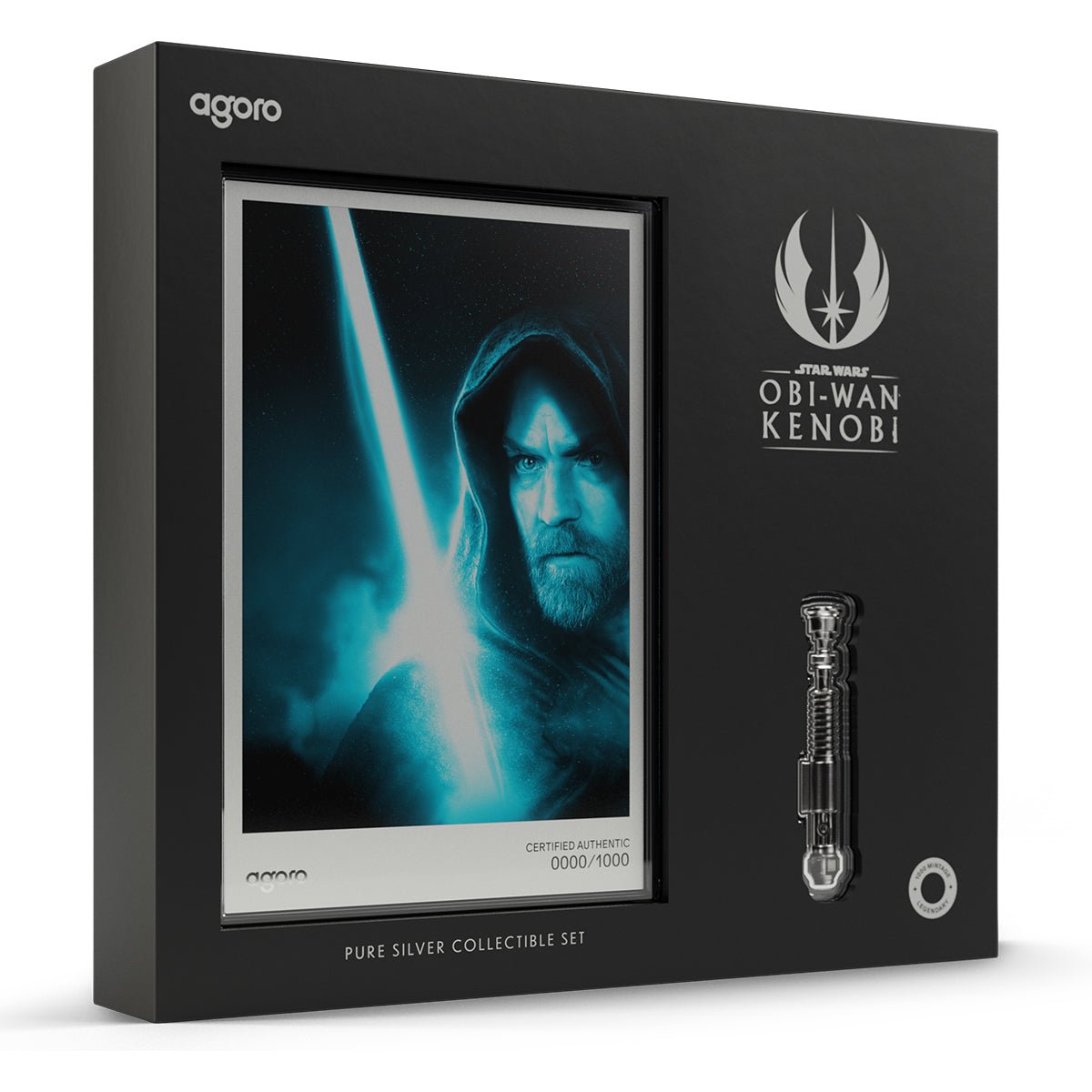 Star Wars™ Obi-Wan Kenobi™ - Lightsaber 1/2oz Silver Coin + 5g Silver Foil Set