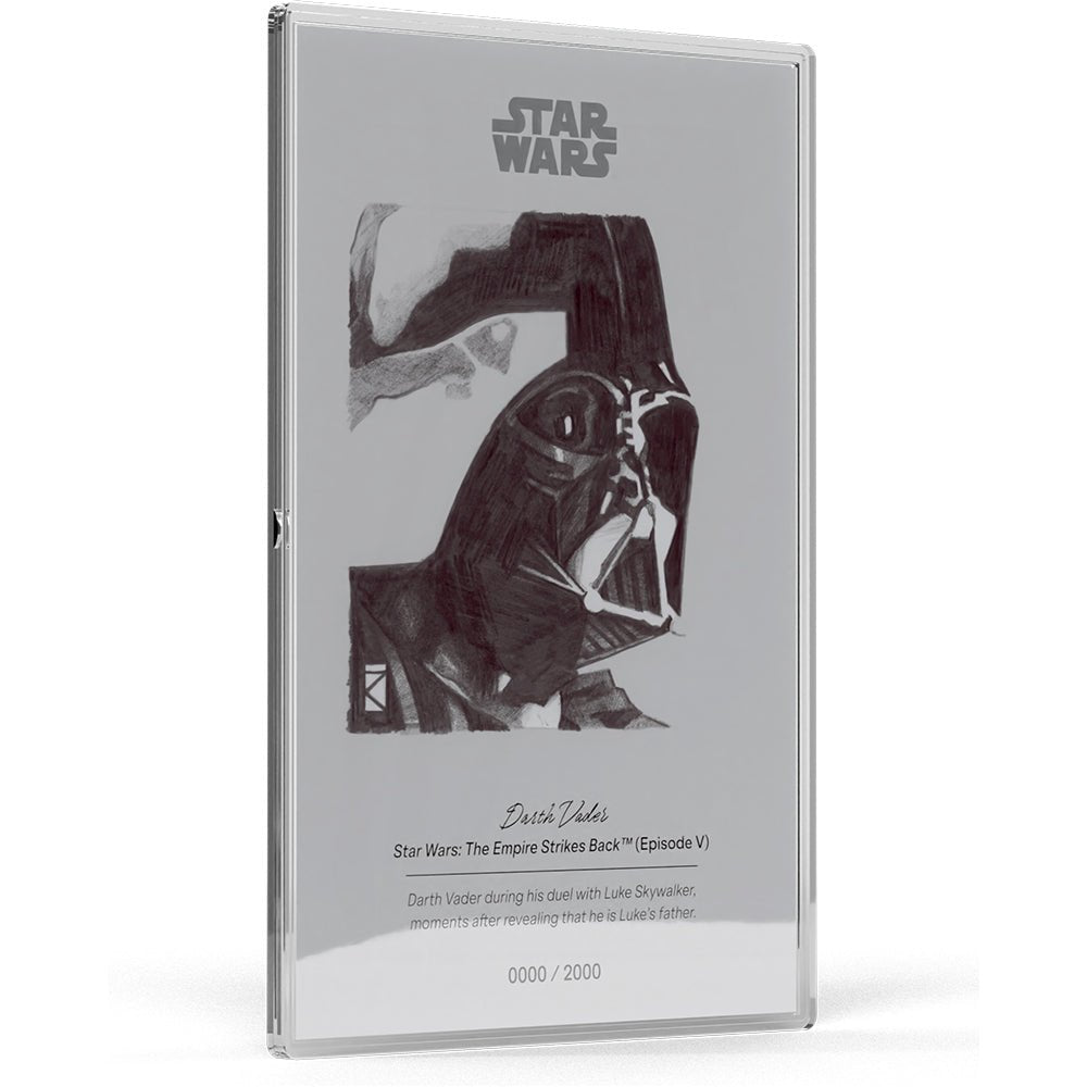 Star Wars™ Sketch Art - Darth Vader™ 5g Silver Collectible Foil