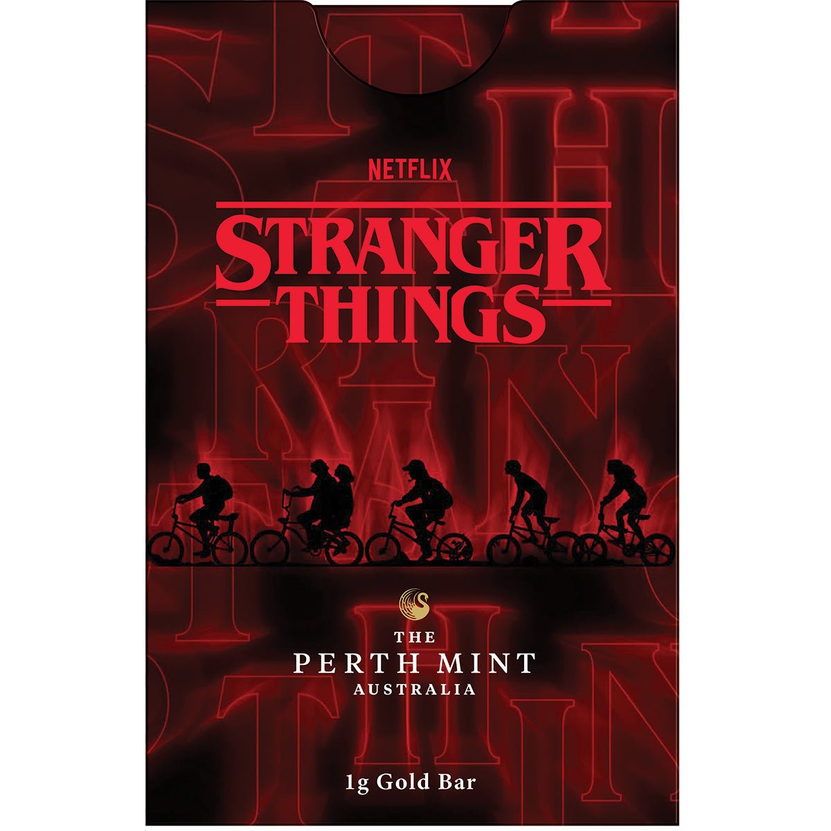 Stranger Things 2026 1g Gold Minted Bar Sleeve