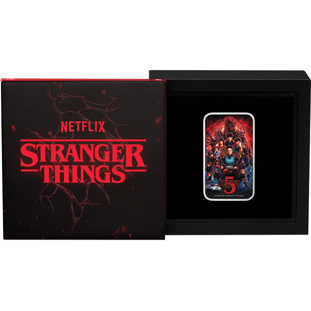Stranger Things - Season 5 2026 1oz Silver Coloured Rectangular Coin Case