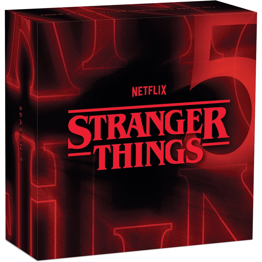 Stranger Things - Season 5 2026 1oz Silver Coloured Rectangular Coin Shipper