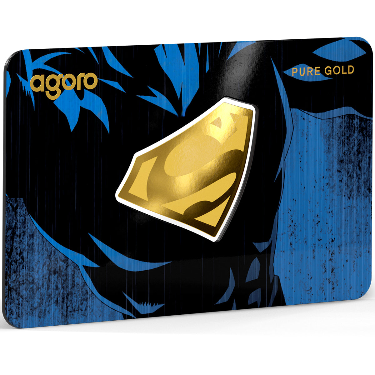 Superman's Emblem 0.1 g Gold Collectible Coin Card