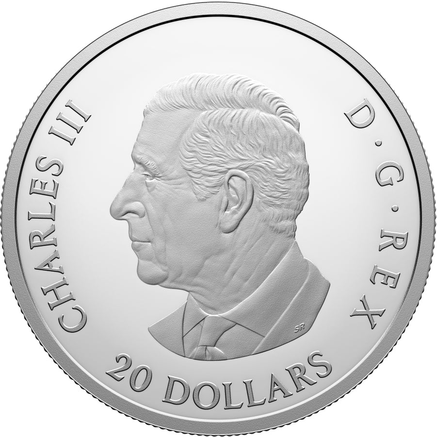 T. Rex 1oz Fine Silver Coin Obverse