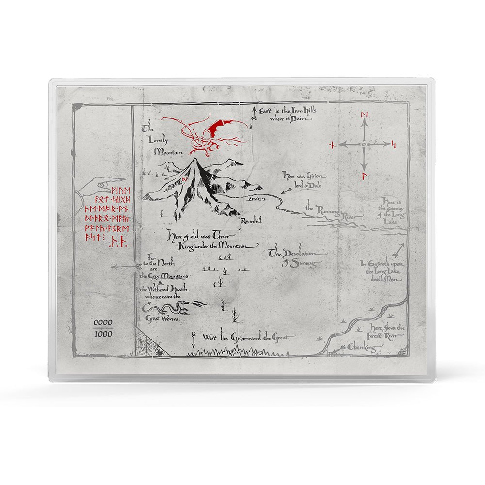 THE HOBBIT - Thorin's Map And Key 5g Silver Foil