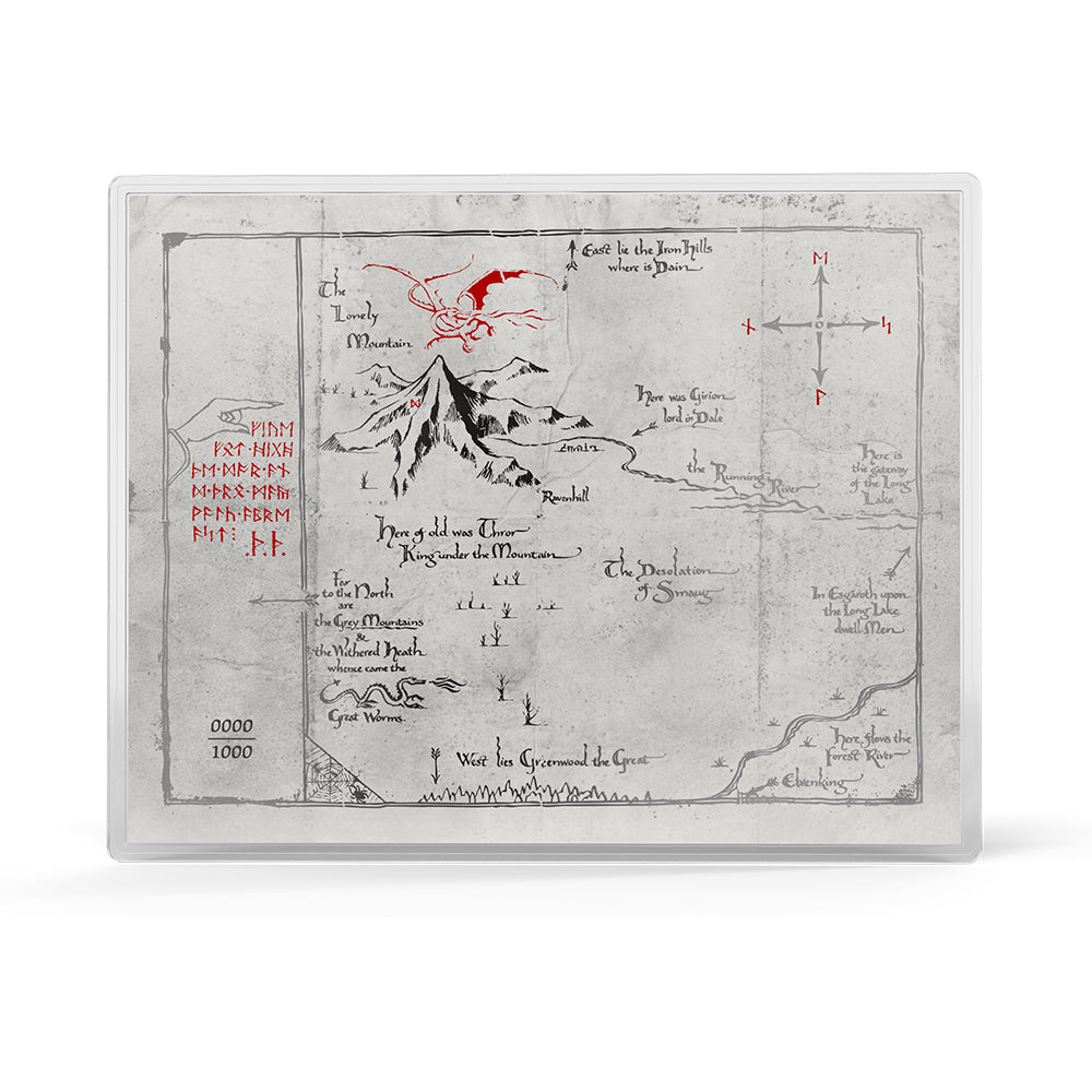 THE HOBBIT - Thorin's Map And Key 5g Silver Foil