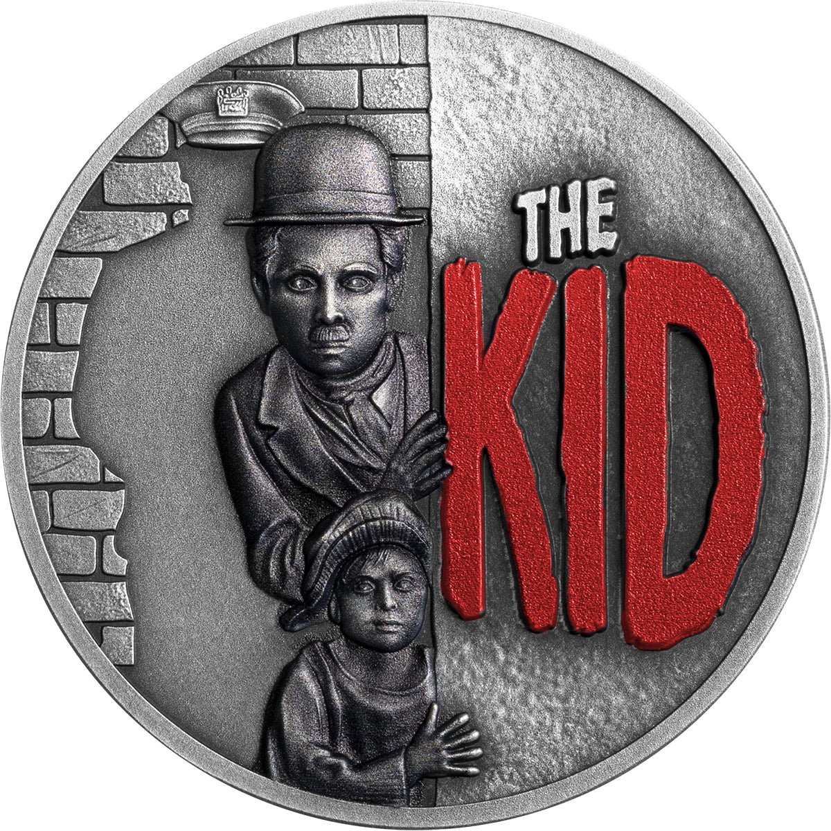 The Kid - Silent Film Classics 1oz Silver Antique Coin