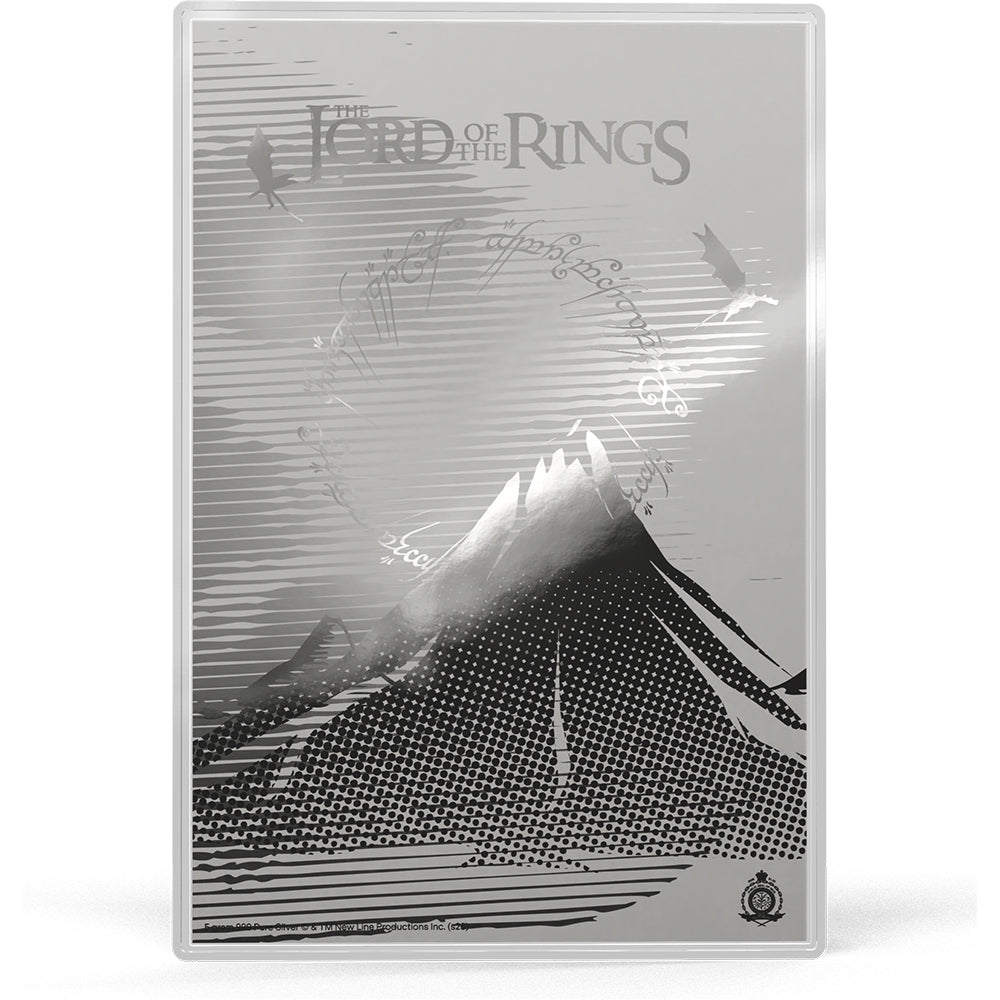 THE LORD OF THE RINGS - Frodo's Journey 5g Silver Collectible Foil Obverse