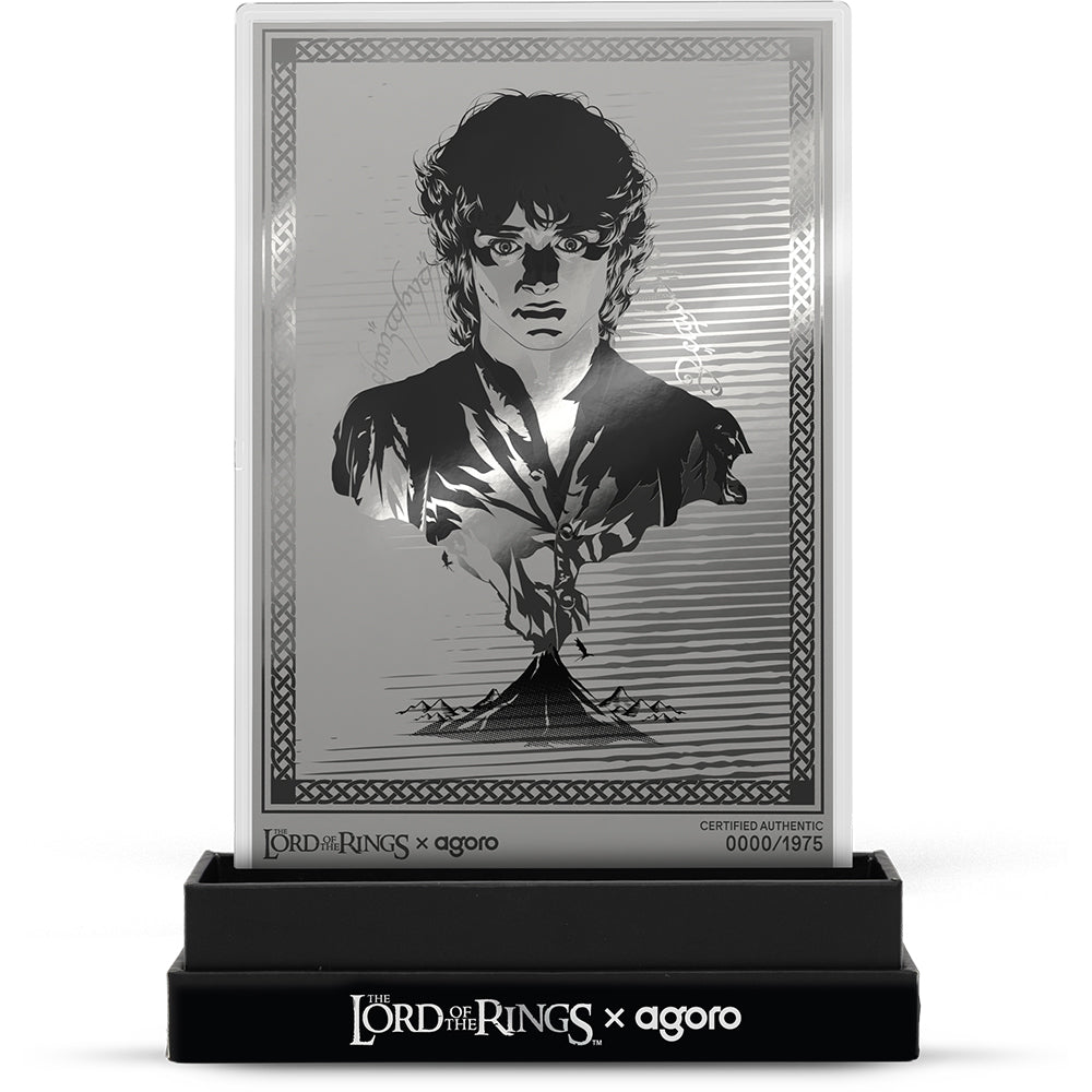 THE LORD OF THE RINGS - Frodo's Journey 5g Silver Collectible Foil Stand
