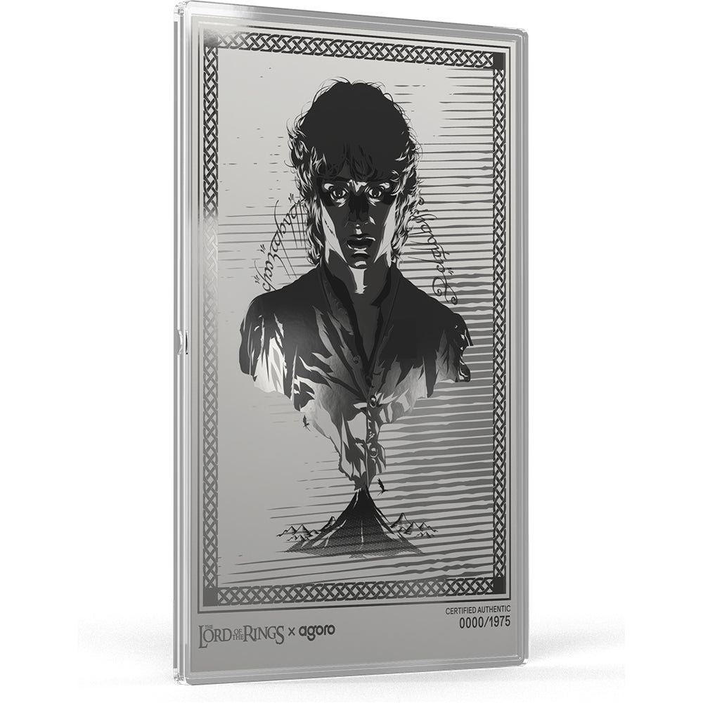 THE LORD OF THE RINGS - Frodo's Journey 5g Silver Collectible Foil