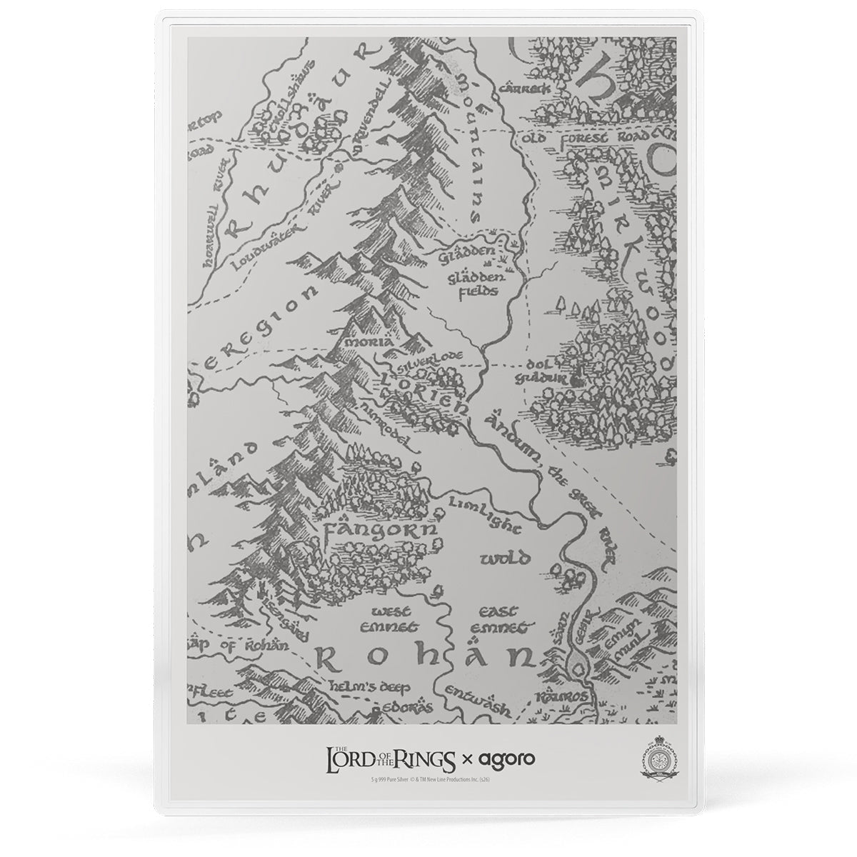 THE LORD OF THE RINGS™ - Lothlorien Collectible 5g Silver Foil Obverse