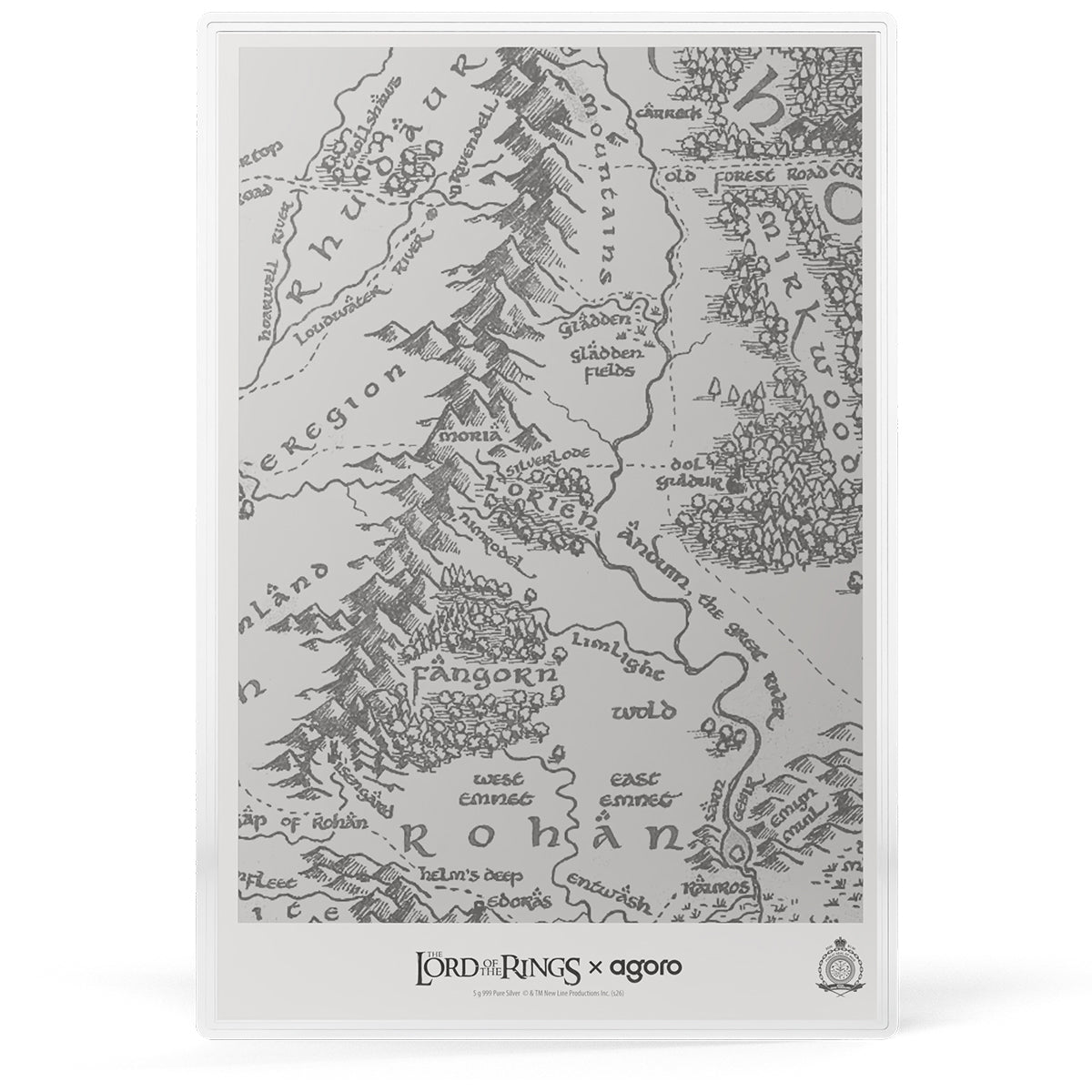 THE LORD OF THE RINGS™ - Lothlorien Collectible 5g Silver Foil Obverse