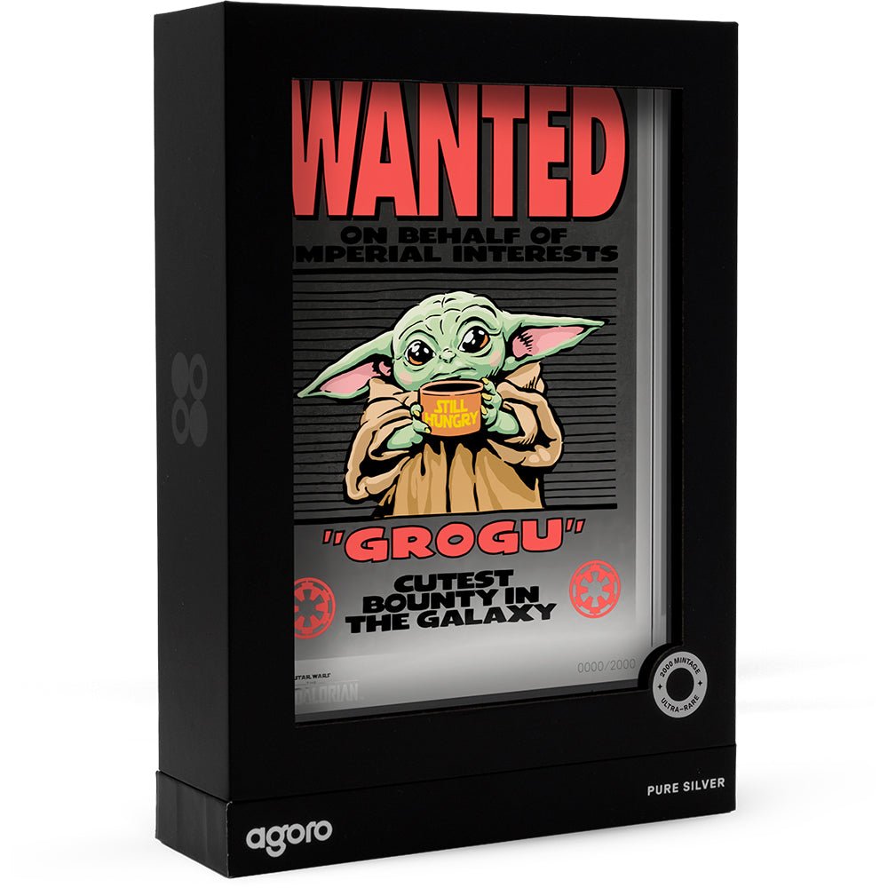 The Mandalorian™ - Wanted: Grogu 5g Silver Collectible Foil Shipper