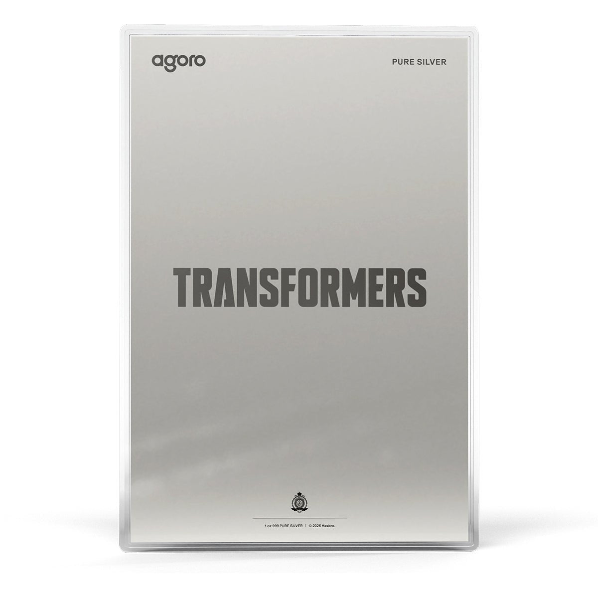 The Transformers: The Movie (1986) Poster 1oz Silver Collectible Foil Obverse