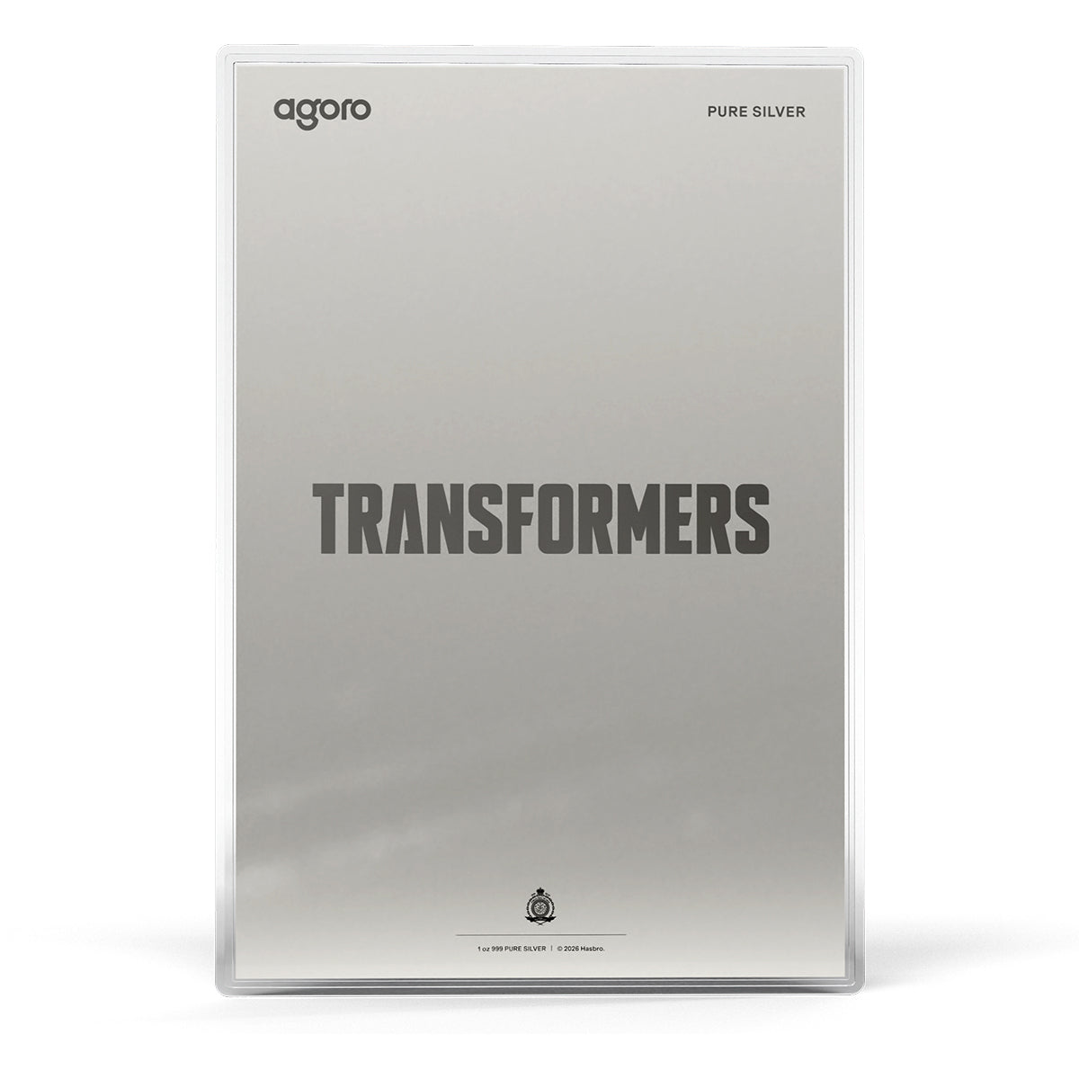 The Transformers: The Movie (1986) Poster 1oz Silver Collectible Foil Obverse