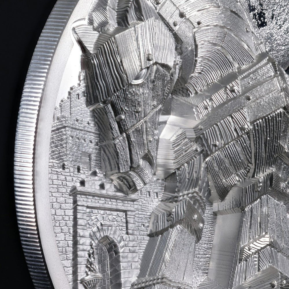 Trojan Horse 2026 5oz Silver Coin Detail