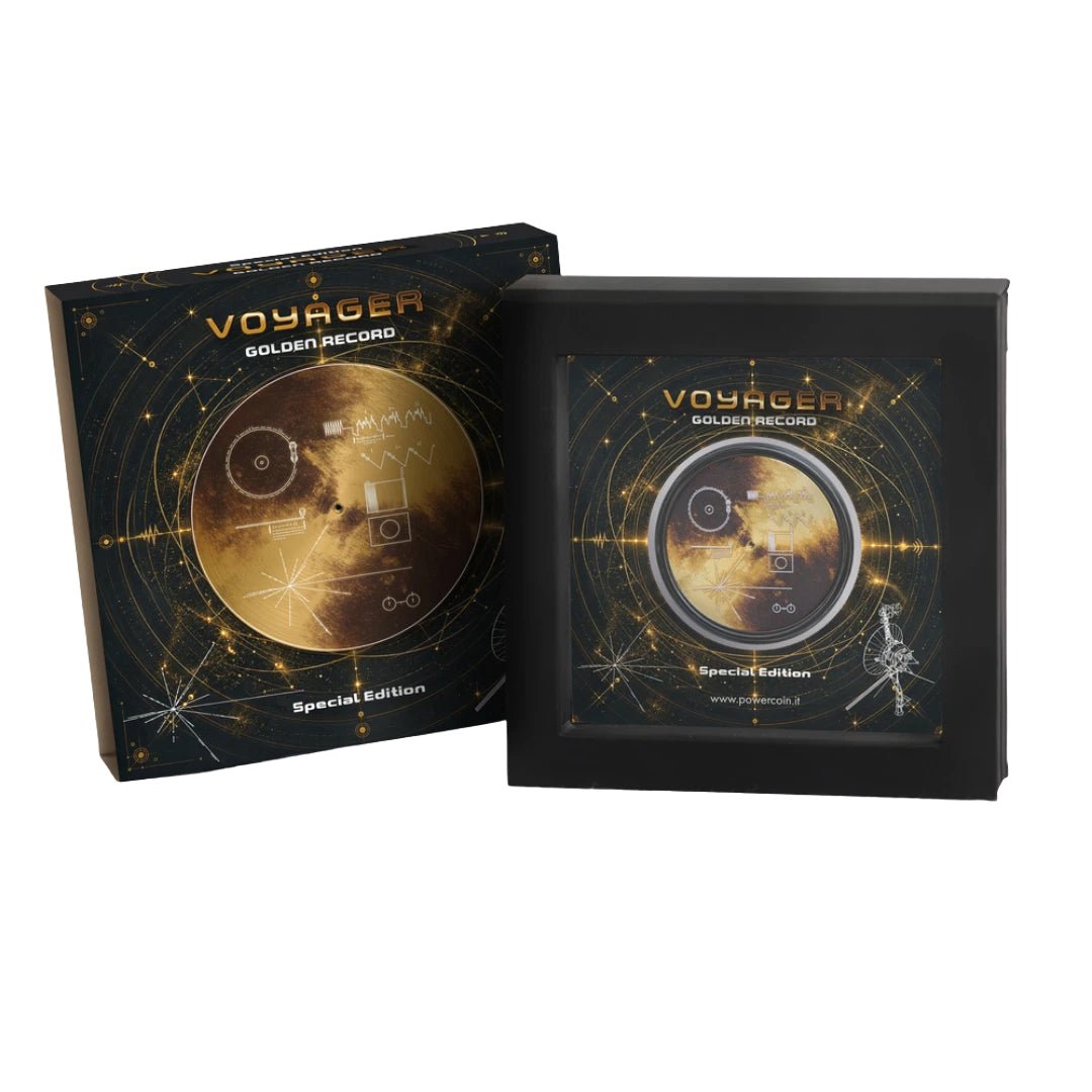 Voyager Golden Record - Special Edition 1oz Silver Coin Shipper