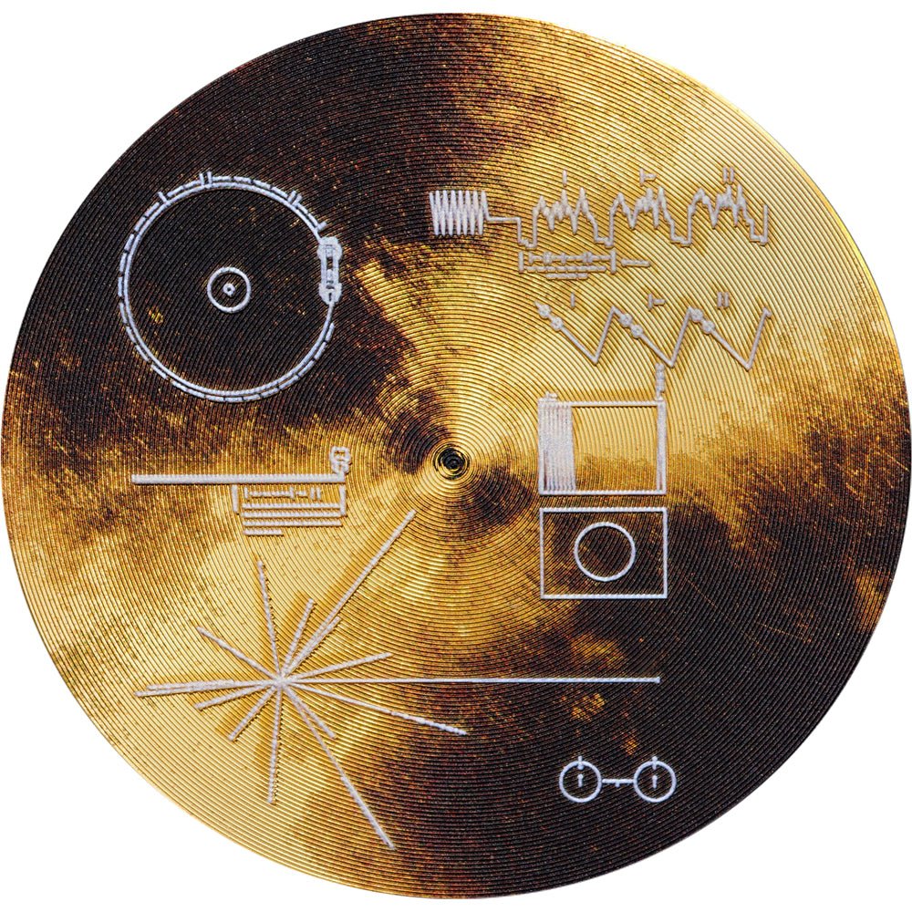 Voyager Golden Record - Special Edition 1oz Silver Coin