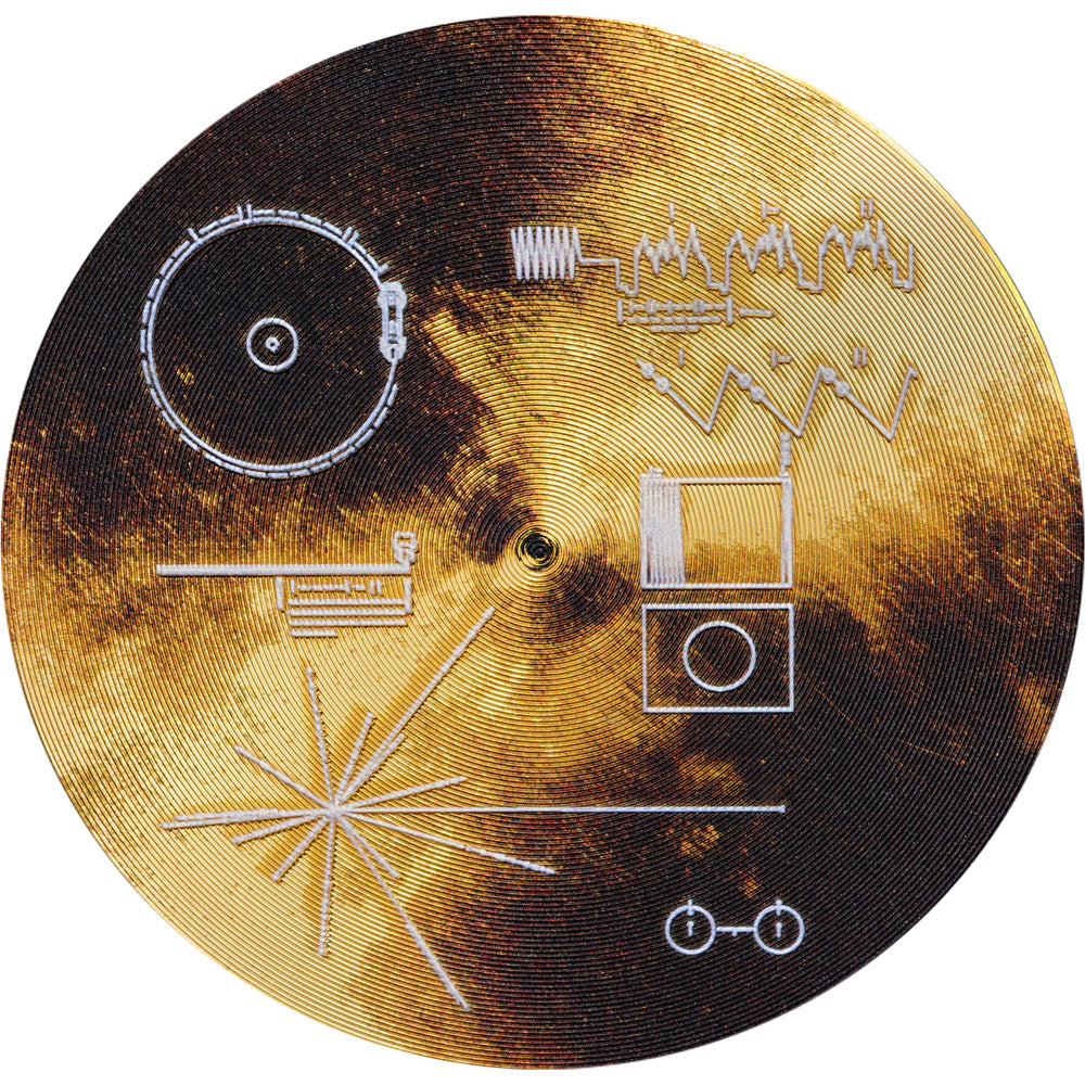 Voyager Golden Record - Special Edition 1oz Silver Coin