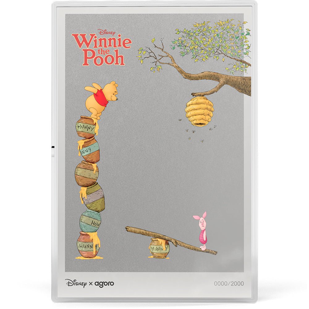 Winnie The Pooh - Winnie & Piglet 5g Silver Collectible Foil Reverse