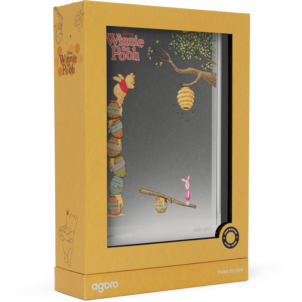 Winnie The Pooh - Winnie & Piglet 5g Silver Collectible Foil Shipper